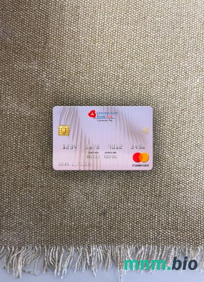 South Sudan Opportunity bank wygląd zdjęcia mastercard skan PSD + zdjęcie